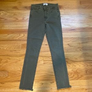 Paige Olive Green Jeans